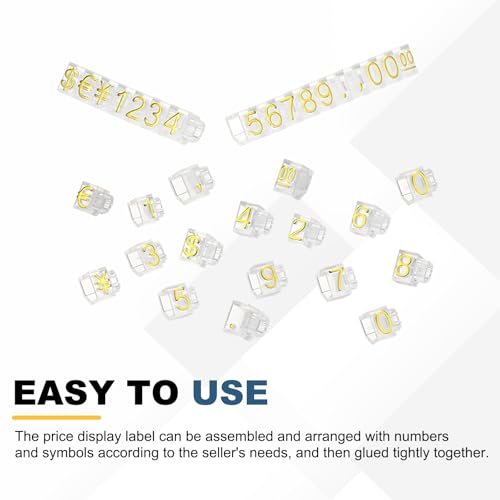 Number Letter Price Block Kit view 4
