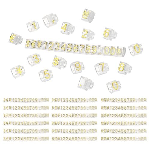 Number Letter Price Block Kit — PATIKIL