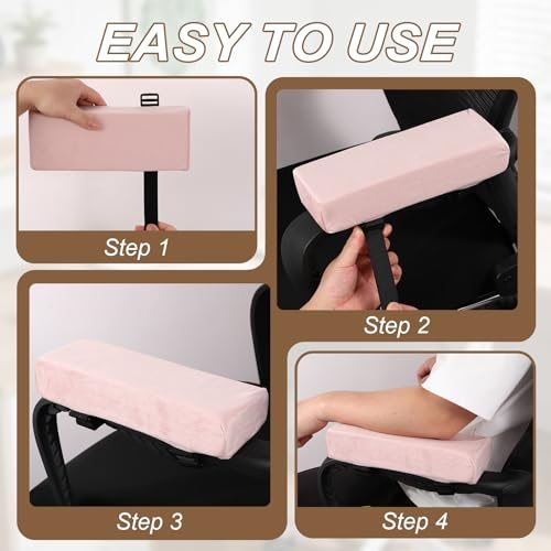 Office Chair Arm Pads 1Pair Office Chair Arm Cover Soft 27x10x5cm view 5