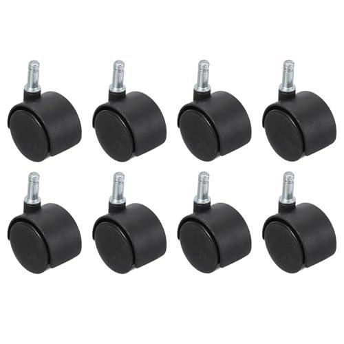 Office Chair Wheels Replacement 5/16", 8 Pcs Nylon Heavy Duty Office — PATIKIL