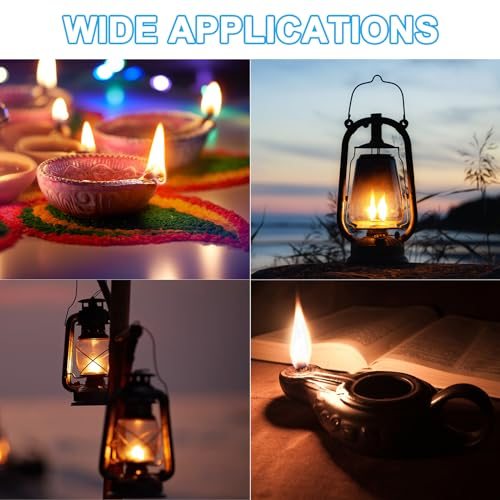 Oil Lamp Wicks with Red Stitch for Kerosene Lamp Lantern Oil Burner view 5