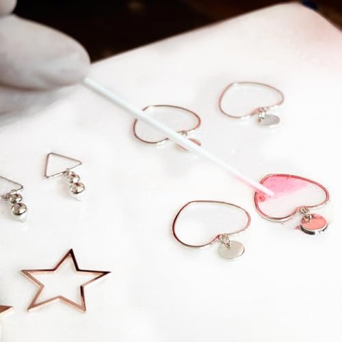 Open Bezels, Resin Bezels Pendants Flower Open Back Alloy Hollow Frame view 5