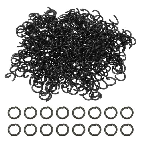 Open Jump Rings, 400 Pcs 6mm Round Ring Charm Loops Connector — PATIKIL