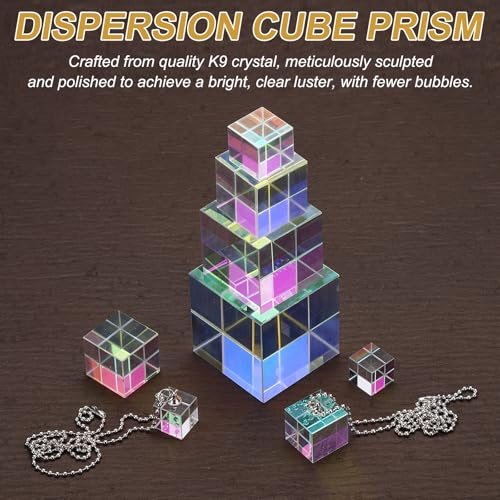 Optical Glass X-Cube Mini Glass Figurine Demonstrating Beam Splitting view 3
