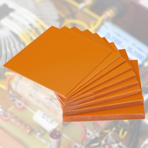 Orange Phenolic Sheet 100 x100x1mm Laminated Resin Plate 10pcs view 5