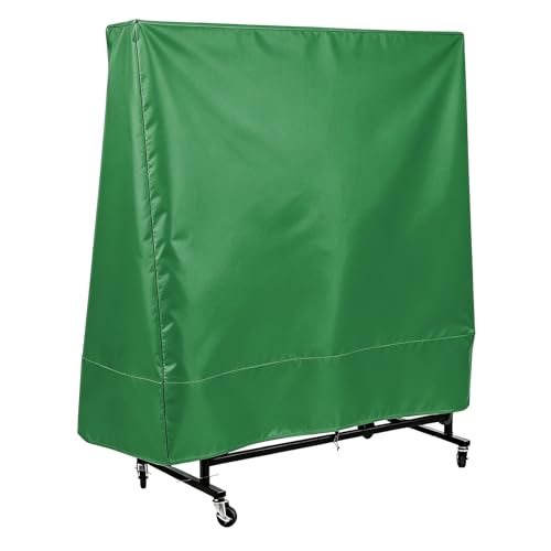 Outdoor Ping Pong Table Cover Green Waterproof 73"Hx65"Lx28"W, Table — PATIKIL