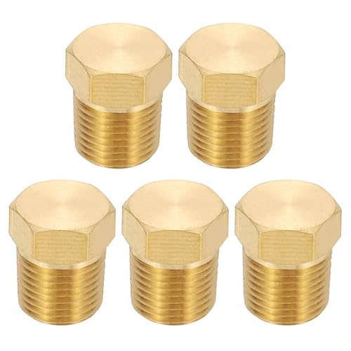 Outer Hex Thread Socket Plug Ends Sealing Tubing Fitting — PATIKIL