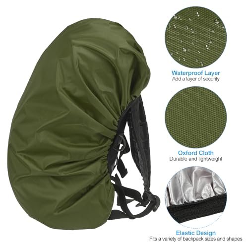 Oxford Cloth Backpack Cover Anti-Slip Cross Buckle Straps view 2