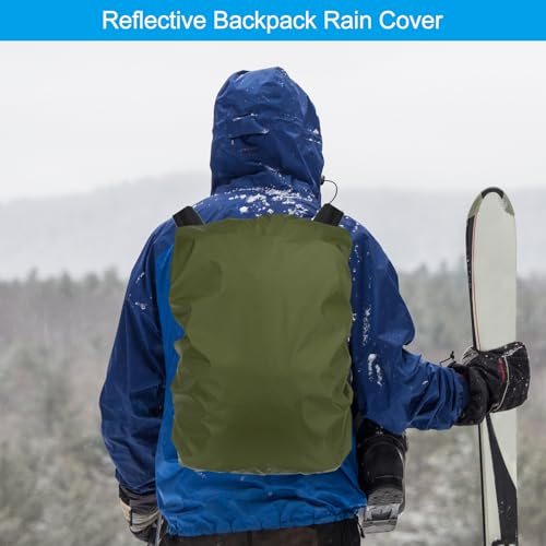 Oxford Cloth Backpack Cover Anti-Slip Cross Buckle Straps view 4
