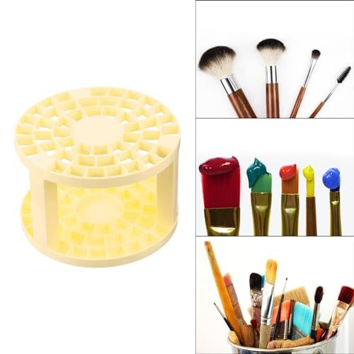 Paint Brush Holder, Paint Brush Storage Organizer 49 Holes Plastic Paint view 5