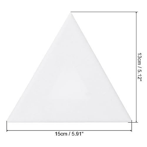 Paint Canvases for Painting, 2 Pack 6x5 Inch Triangle Wood Frame view 2