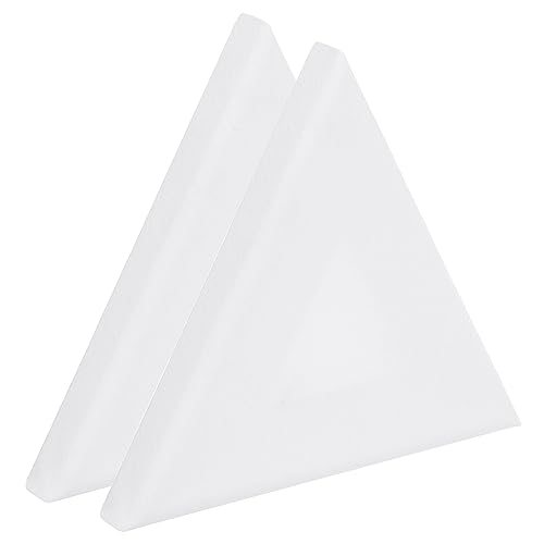 Paint Canvases for Painting, 2 Pack 6x5 Inch Triangle Wood Frame — PATIKIL