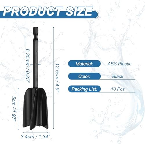 Paint Stirrers Paint Mixer Drill Attachment Epoxy Stirrer Resin Silicone view 2