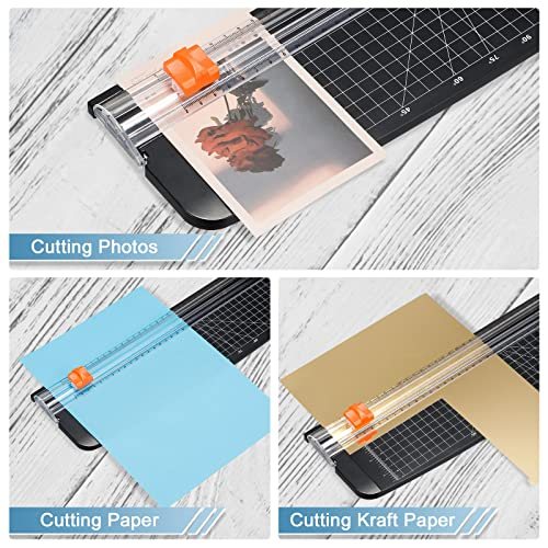 Paper Cutter A3 Stack Portable Paper Trimmer, 18" Length, 10-Sheet view 4