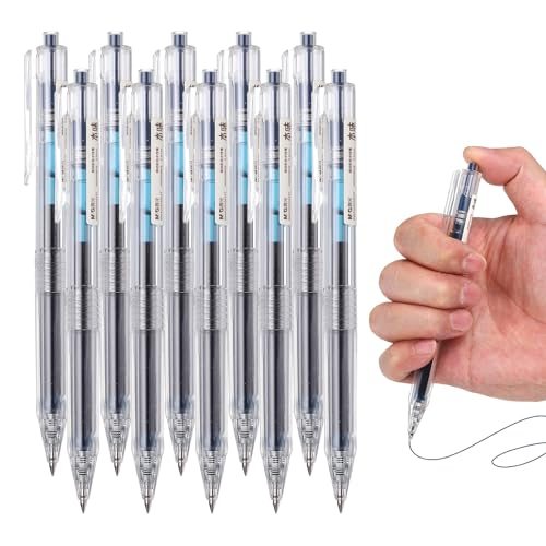 PATIKIL 0.5mm Gel Pens Dark Blue Gel Ink Medium Point, 10 Pack — PATIKIL