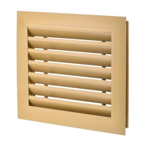 PATIKIL 12" x 10" Door Air Vent Cover Anodized Aluminum Alloy, Yellow — PATIKIL