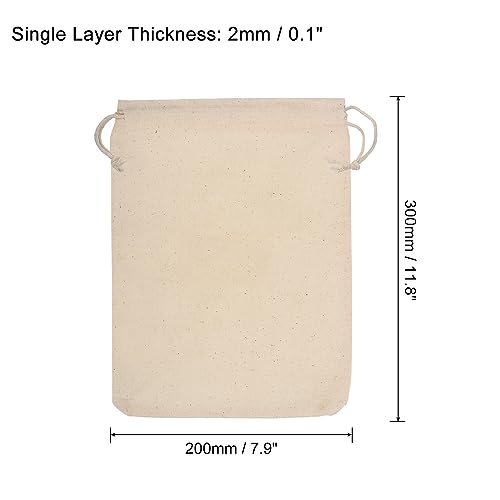 Patikil 12"x8" Coin Money Sacks, 3 Pack Bank Deposit Change Transit Bags view 2