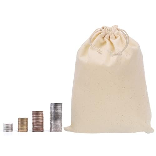 Patikil 12"x8" Coin Money Sacks, 3 Pack Bank Deposit Change Transit Bags view 5