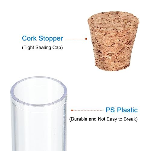 PATIKIL 13ml Plastic Test Tubes view 4