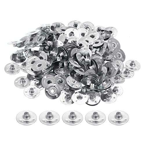 PATIKIL 14mm Metal Candle Wick Sustainer Tabs, 150 Pack Candle Wick Base — PATIKIL