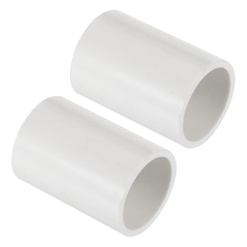PATIKIL 3/4" PVC Pipe Fitting Coupling Adapter, 2 Pack Straight Pipe Slip — PATIKIL