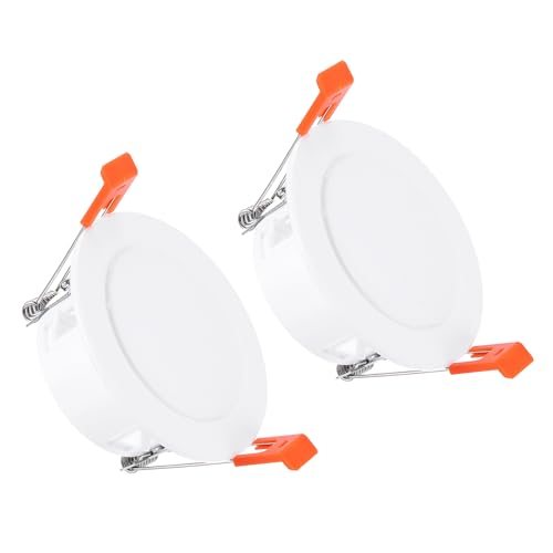 PATIKIL 3.5" Spring Ceiling Cover Plate, Recessed Light Trim Wall Mount — PATIKIL