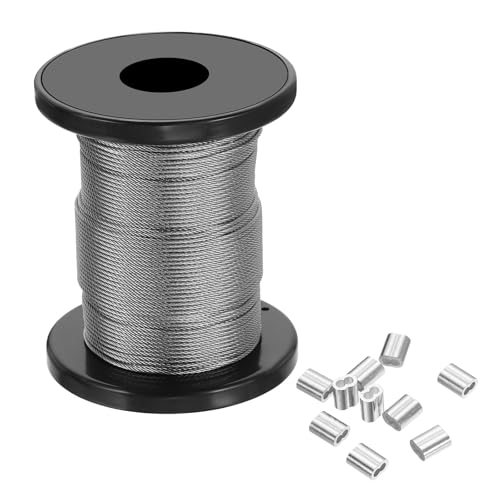 PATIKIL 3/64" 98ft Cable Wire Rope — PATIKIL