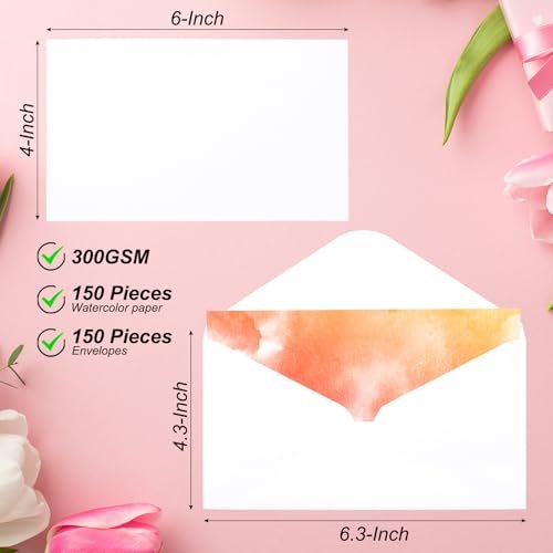 PATIKIL 30 Sets Pure Cotton Watercolor Cards 140lb/300 GSM Postcards view 2
