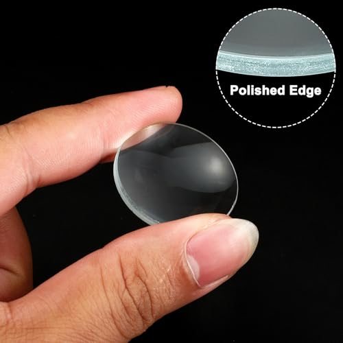 PATIKIL Convex Lens, 50mm Focal Length 30mm (1.18") Diameter Round Glass view 4