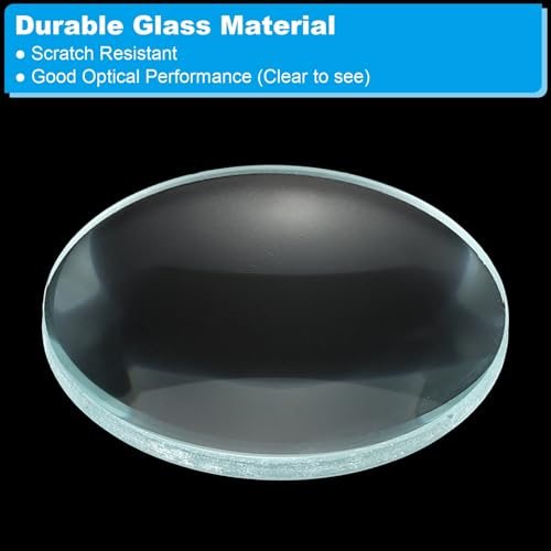 PATIKIL Convex Lens, 50mm Focal Length 30mm (1.18") Diameter Round Glass view 5
