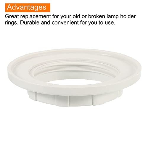 PATIKIL E14 Light Socket Rings, 5 Pack Lamp Shade Holder Adapter Ring view 4