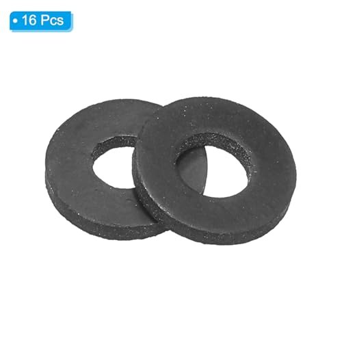 PATIKIL M5 Rubber Flat Washer, 16 Pack 5mm ID 13mm OD 1.5mm Thick Sealing view 3