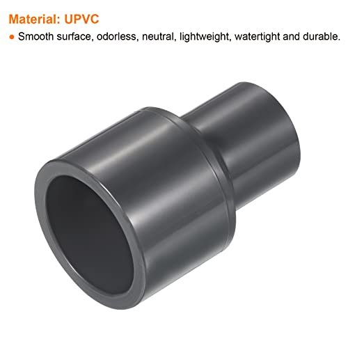 PATIKIL UPVC Reducer Pipe Fitting 1" x 1/2" Socket Schedule 80, 3 Pack | view 4