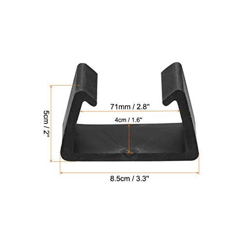Patio Furniture Clips, 4 Pack 71mm Dia Sofa Rattan Furniture Clamps view 2