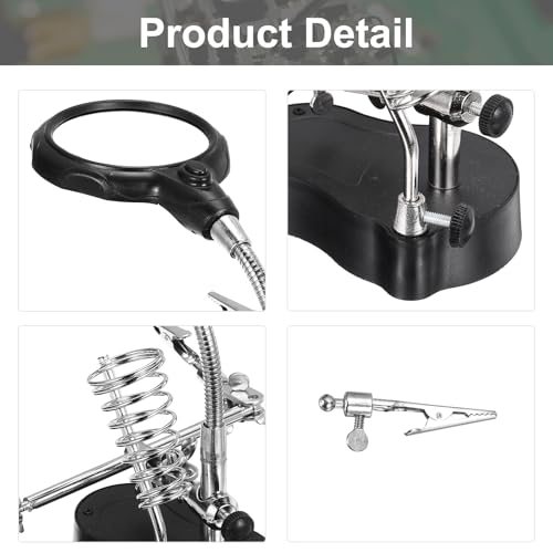 PCB Circuit Board Holder, 3"x7"x5.5" Multifunctional PCB Fixing Holder view 3