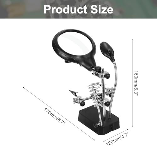 PCB Circuit Board Holder, 4.7"x6.7"x6.3" Multifunctional PCB Fixing view 2