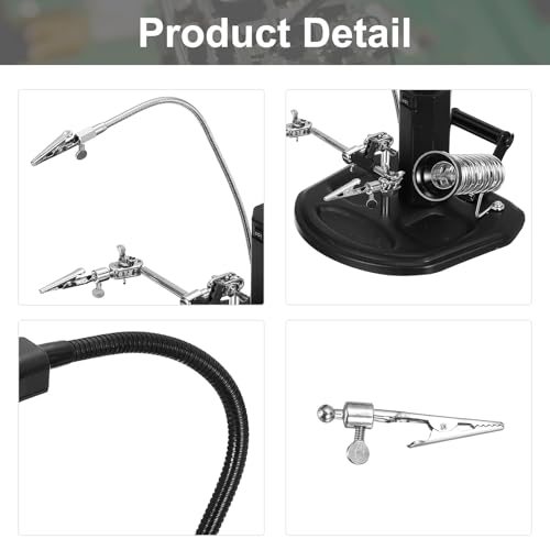 PCB Circuit Board Holder, 6.7"x7.3"x12.6" Multifunctional PCB Fixing view 3