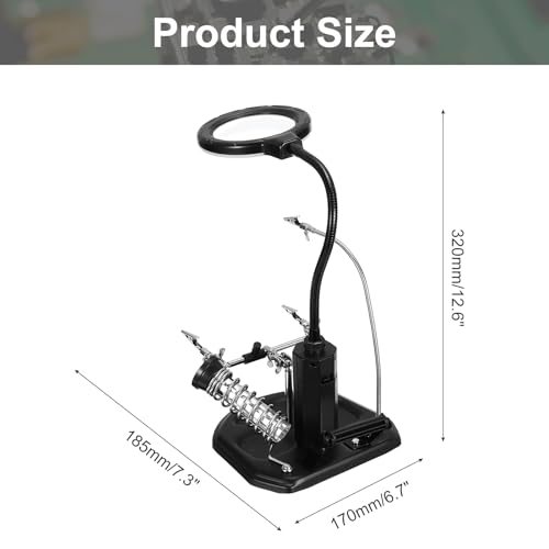 PCB Circuit Board Holder, 6.7"x7.3"x12.6" Multifunctional PCB Fixing view 2