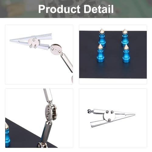 PCB Circuit Board Holder, 6.7"x9.8"x8.5" Multifunctional PCB Fixing view 3