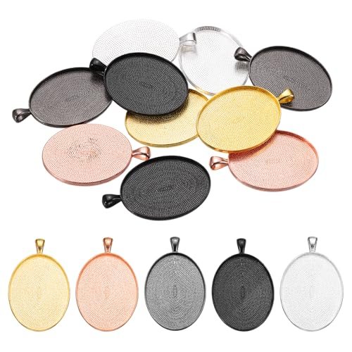 Pendant Trays Silver/Gold/Rose Gold/Grey/Black — PATIKIL