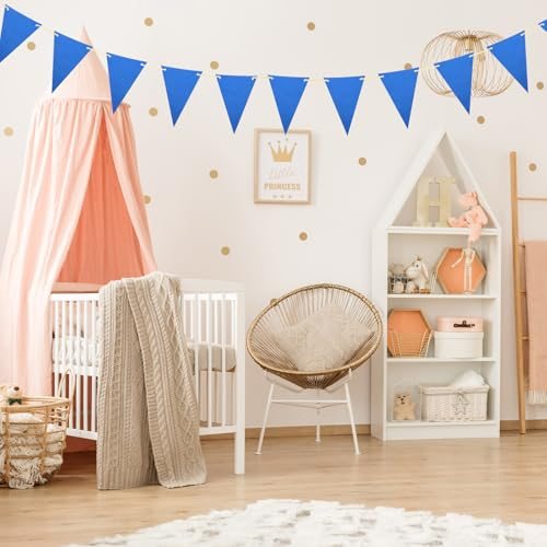 Pennant Banner Flags, 2 Set 16.4 Feet Triangle Banners view 5