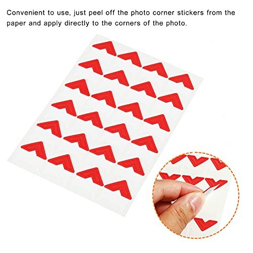 Photo Corners, 10 Sheets/240 Pcs Self Adhesive DIY Picture Mounting view 4