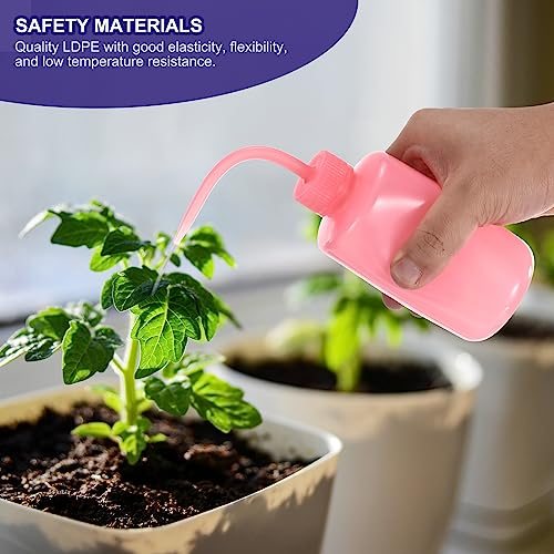 Pink 250ml/8oz Plastic Squeeze Bottles view 4