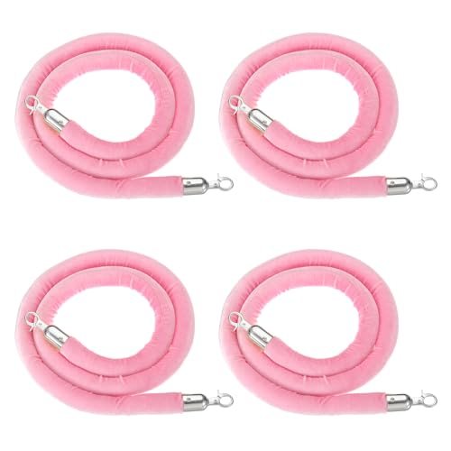 Pink Velvet Stanchion Rope — PATIKIL