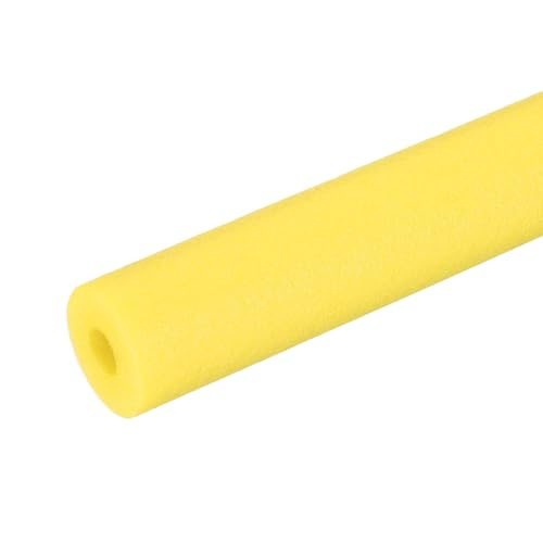 Pipe Insulation Foam Tube 1/2" (12mm) ID 3.3FT 1-3/8" OD, Yellow, Heat — PATIKIL