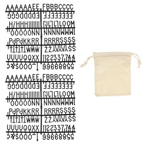 Plastic Letters Set — PATIKIL