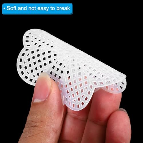 Plastic Mesh Canvas Sheets 3.12inch Blank Yarn Crafting White view 4