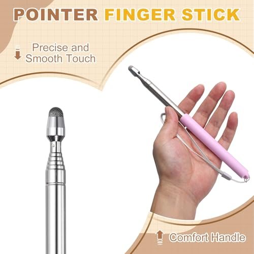 Pointer Finger Stick, 39.4" Teacher Finger Pointer Stick Stylus-Pen view 3