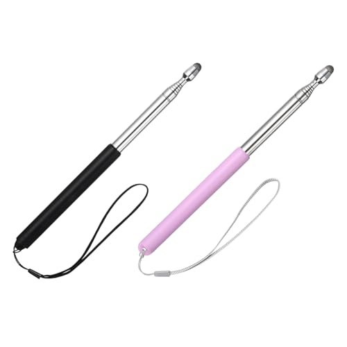 Pointer Finger Stick 39.4" Teacher Stylus-Pen Black Purple — PATIKIL