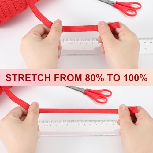 Polyester Flat Elastic Cord Stretch Strap view 3